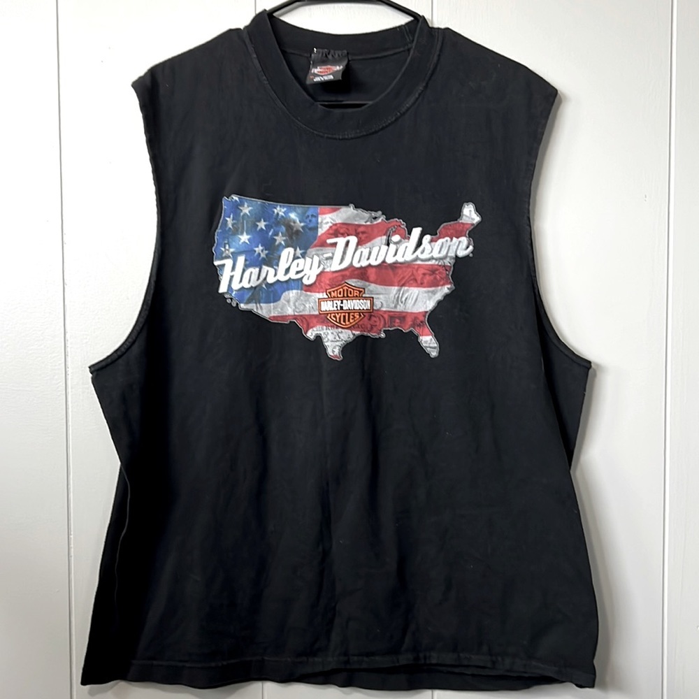 Harley Davidson / Bravado Cutoff Sleeve Tee Tucson Arizona